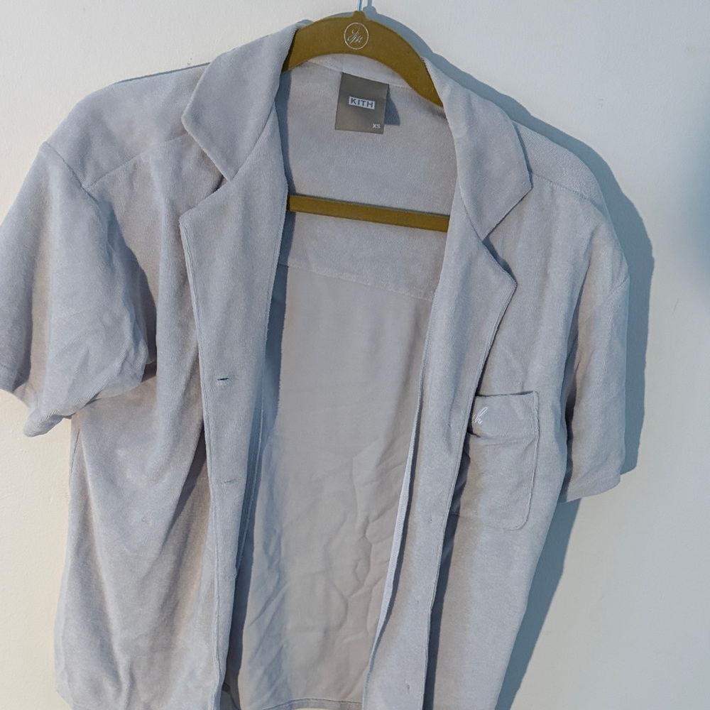 Kith Light Gray Short Sleeve Jacket